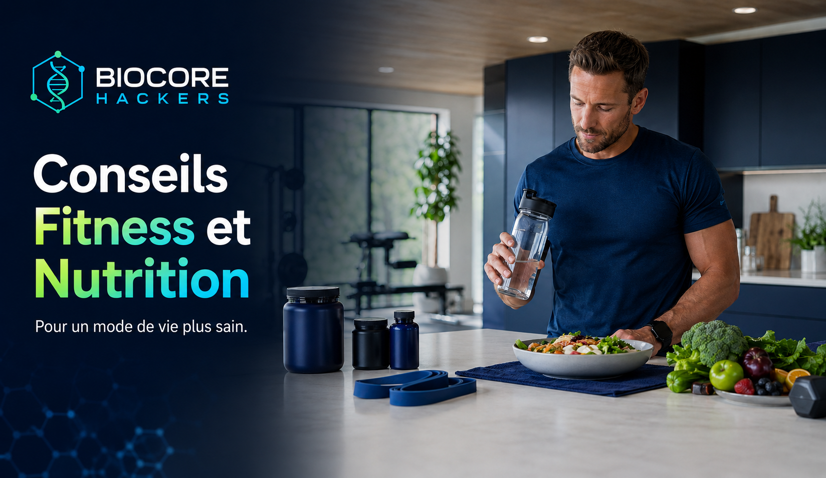 Conseils fitness et nutrition pour adopter un mode de vie plus sain