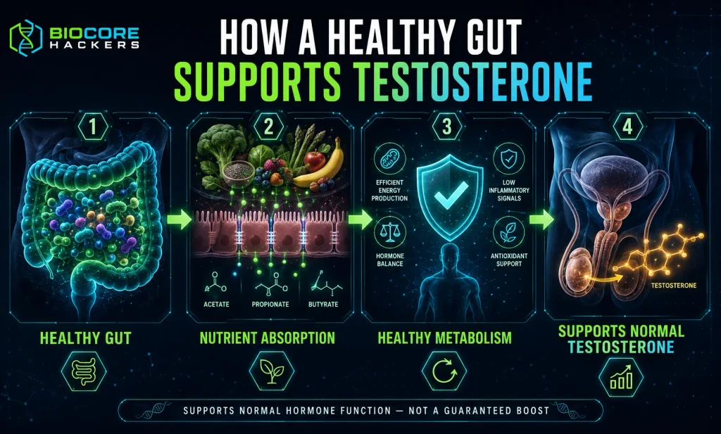 gut health and testosterone